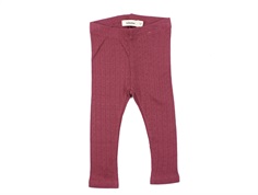 Lil Atelier dry rose houndstooth leggings